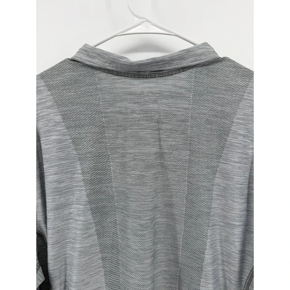 Tommy Bahamas IslandZone Half Zip Gray Long Sleeve Shirt Men Large Resort Beach